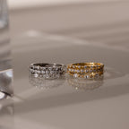 Crystal Stacking Ring Set