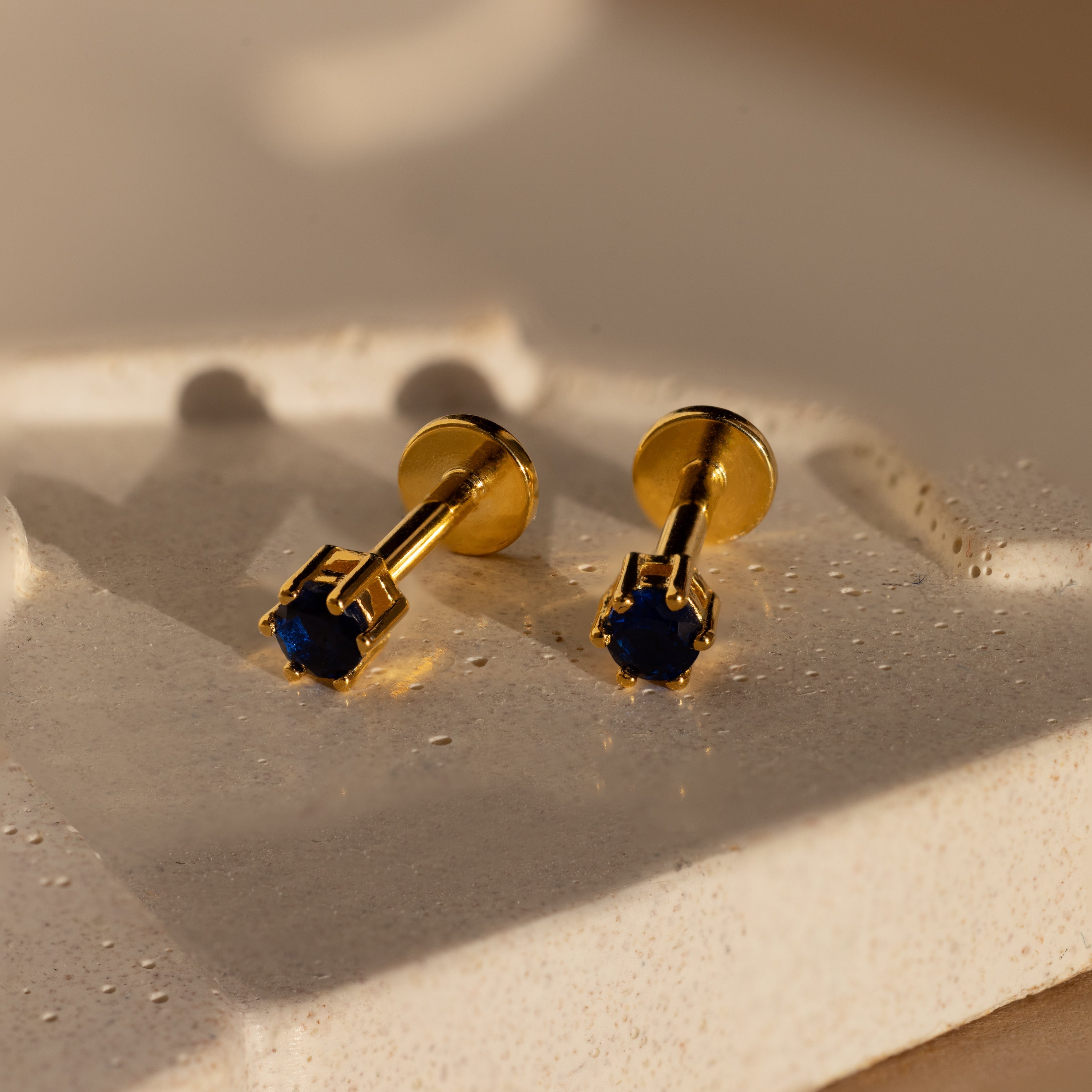 Birthstone Flatback Studs