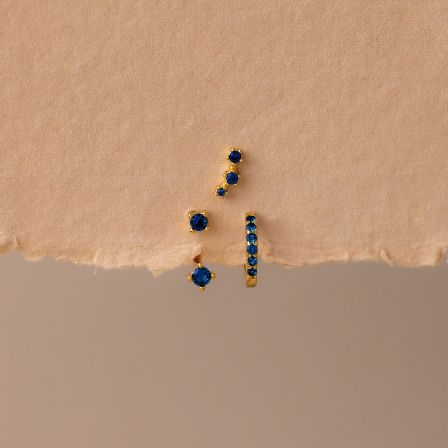 Birthstone Earring Trio Set