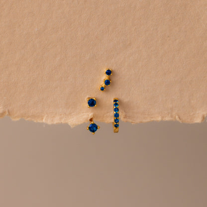 Birthstone Earring Trio Set