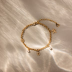Seaside Pearl Charm Bracelet