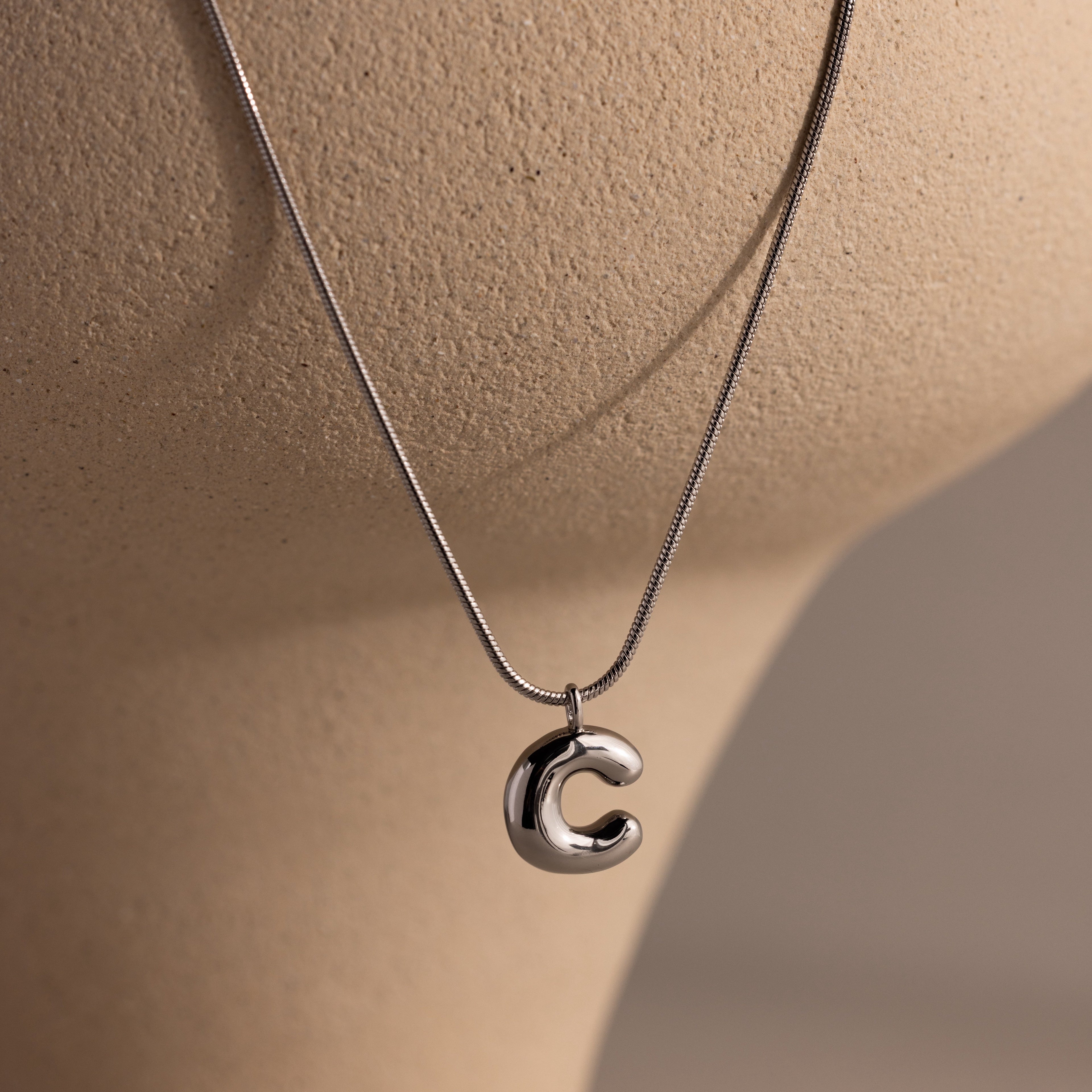 Bubble Letter Necklace