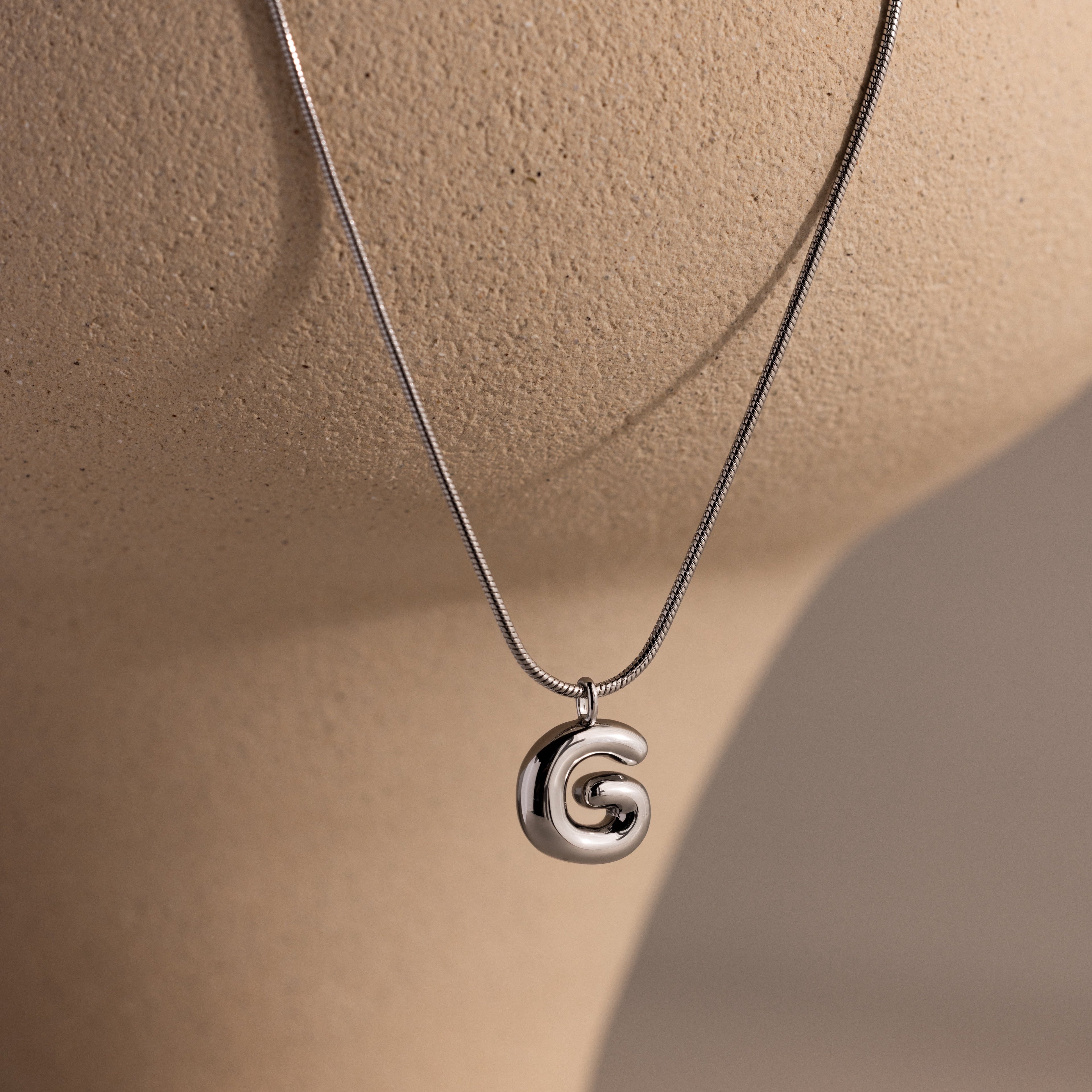 Bubble Letter Necklace