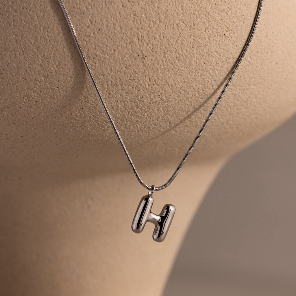 Bubble Letter Necklace