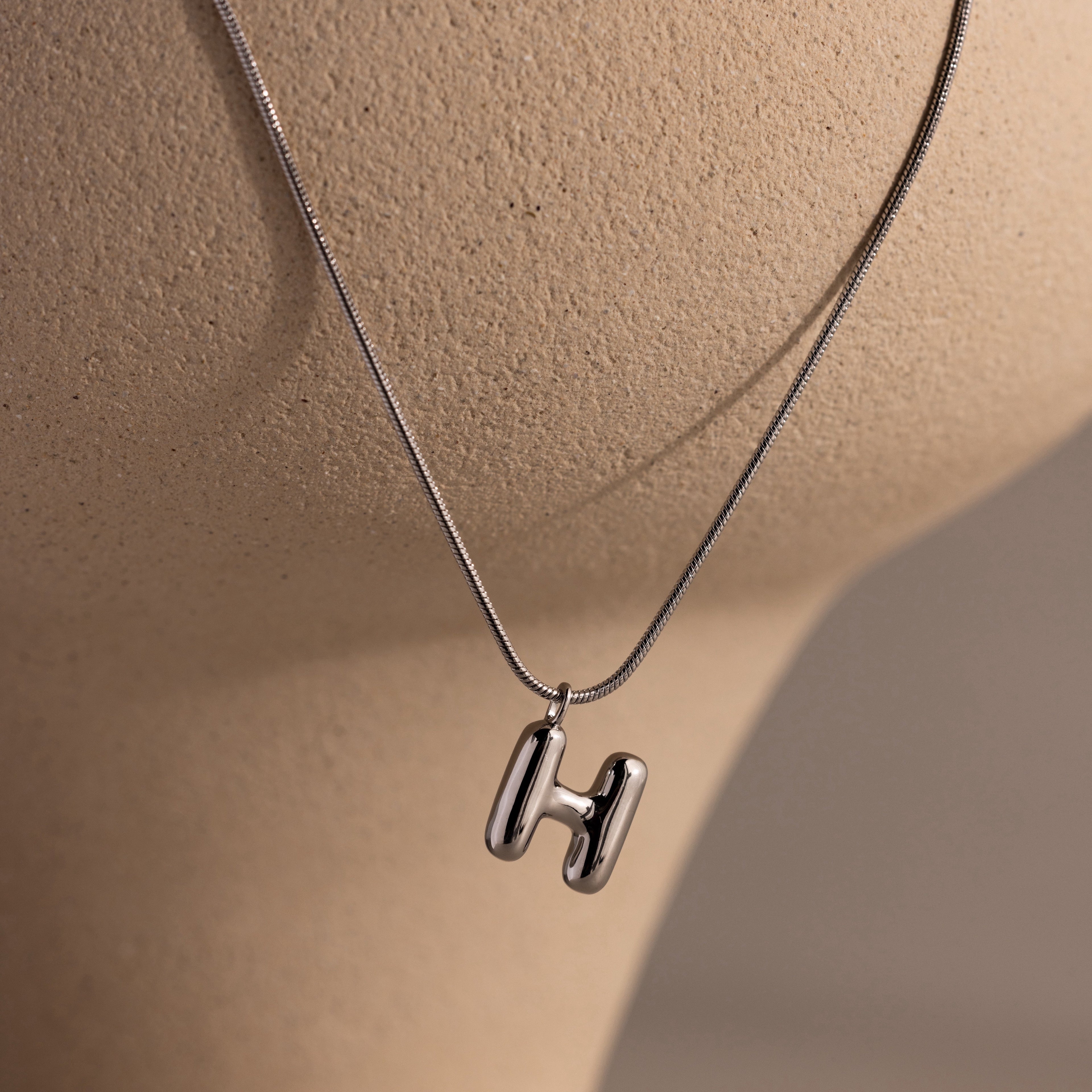 Bubble Letter Necklace