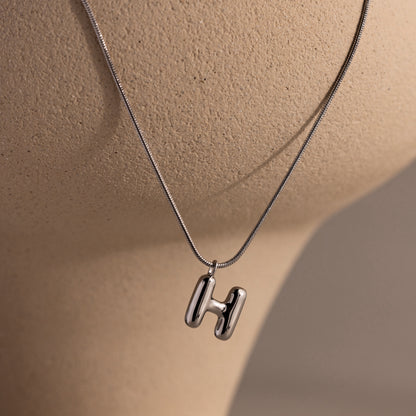 Bubble Letter Necklace