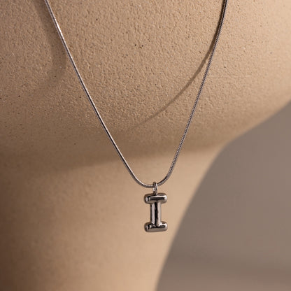 Bubble Letter Necklace