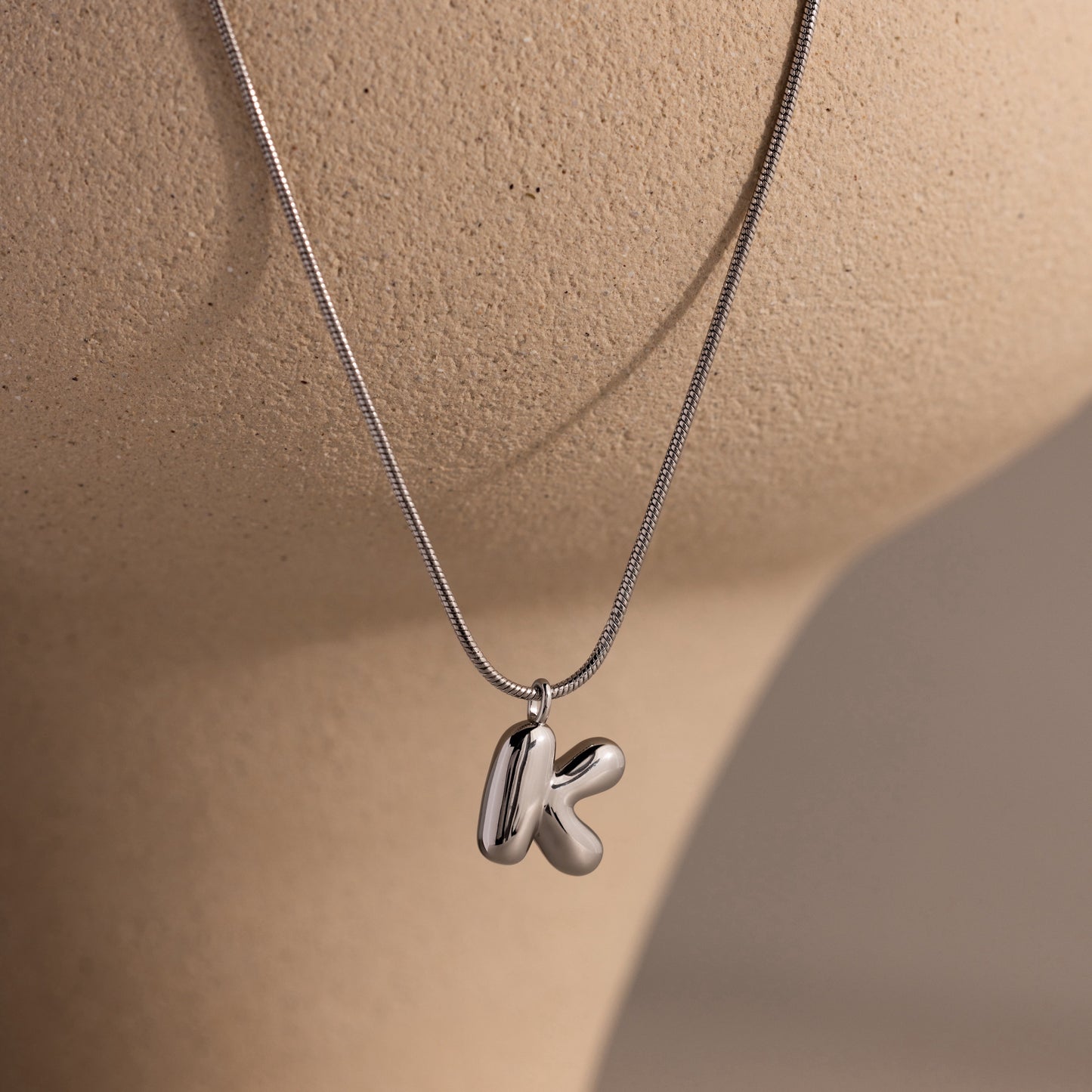 Bubble Letter Necklace