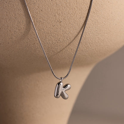 Bubble Letter Necklace