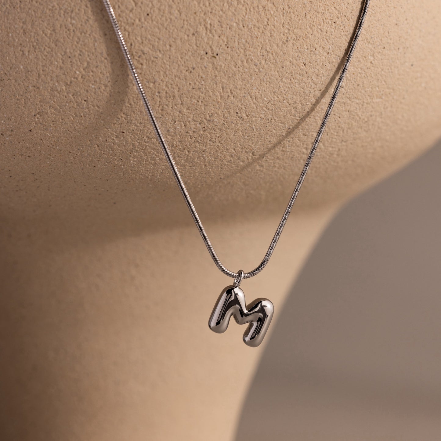 Bubble Letter Necklace