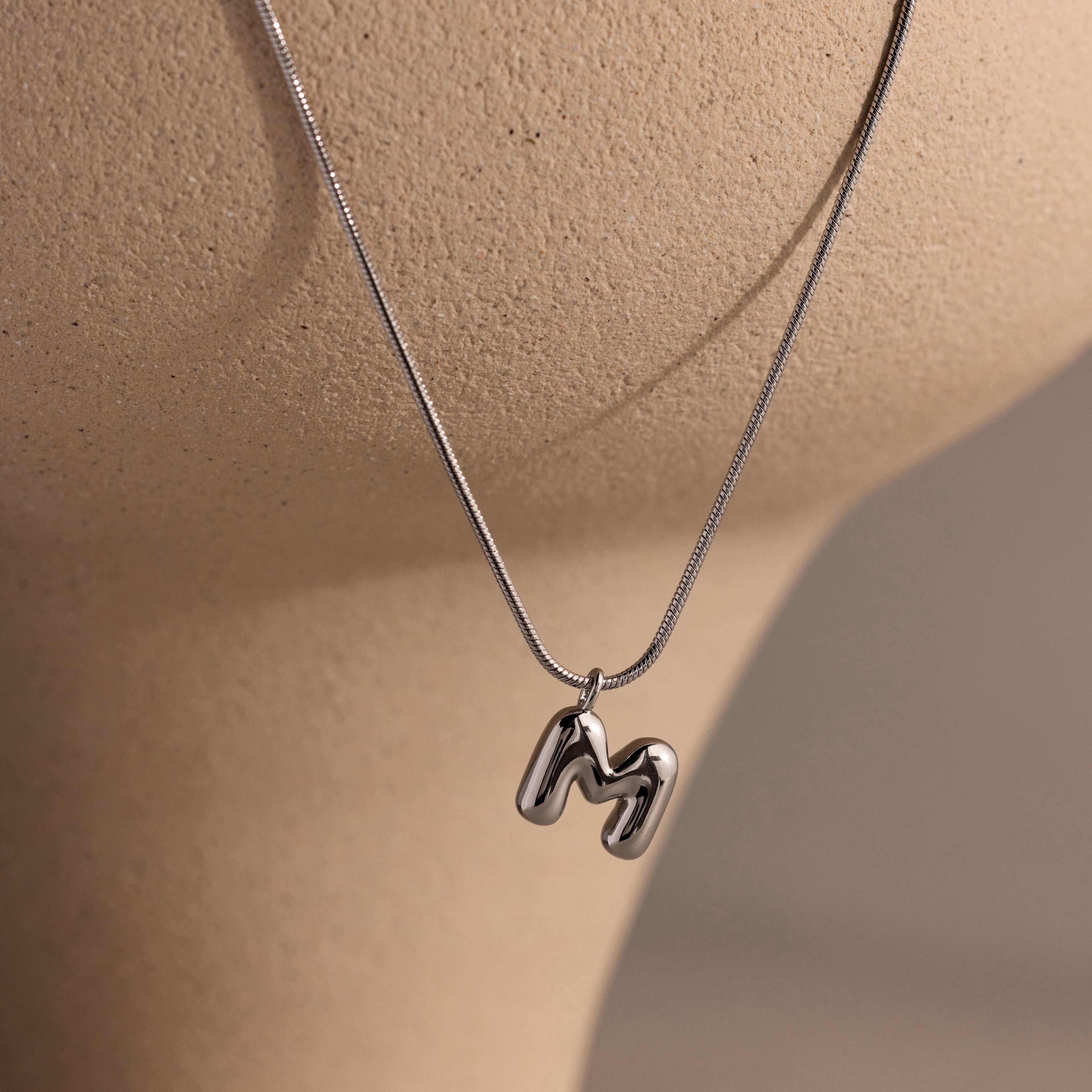 Bubble Letter Necklace
