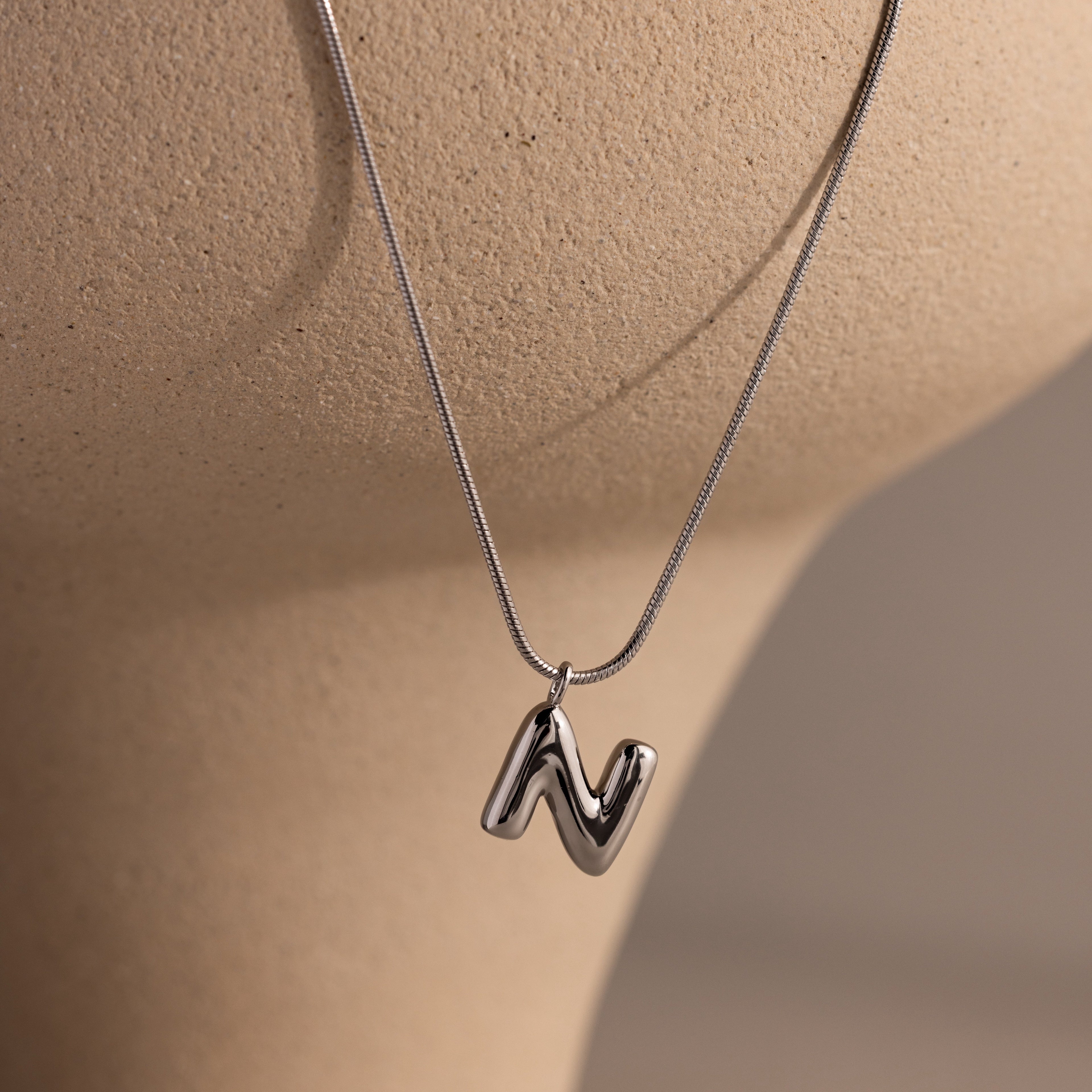 Bubble Letter Necklace