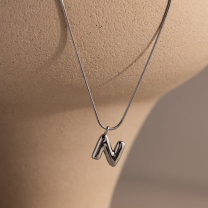 Bubble Letter Necklace
