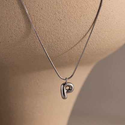 Bubble Letter Necklace