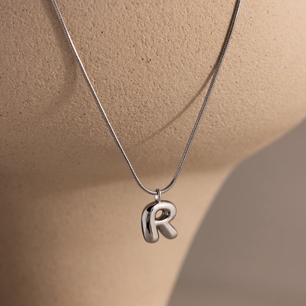 Bubble Letter Necklace