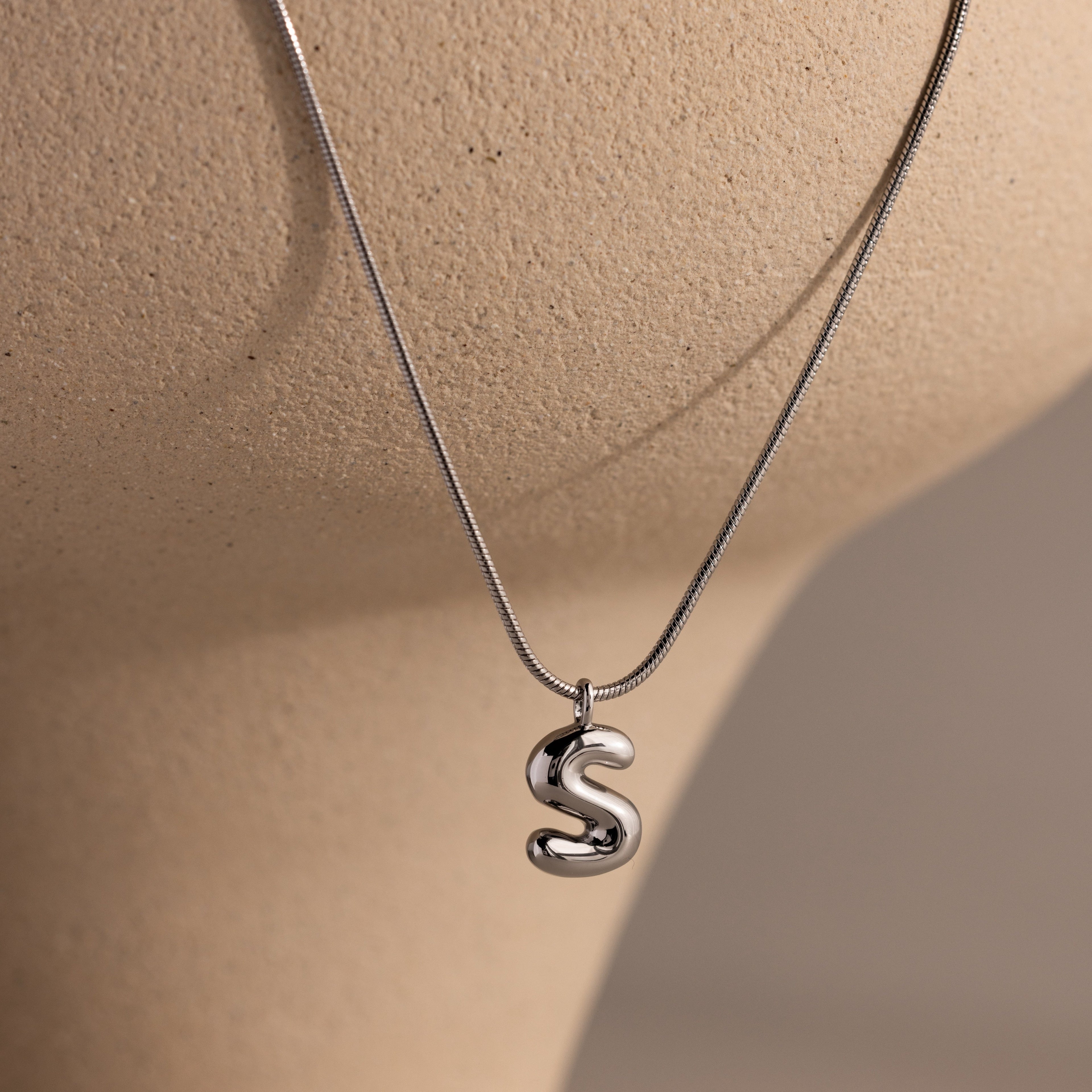Bubble Letter Necklace