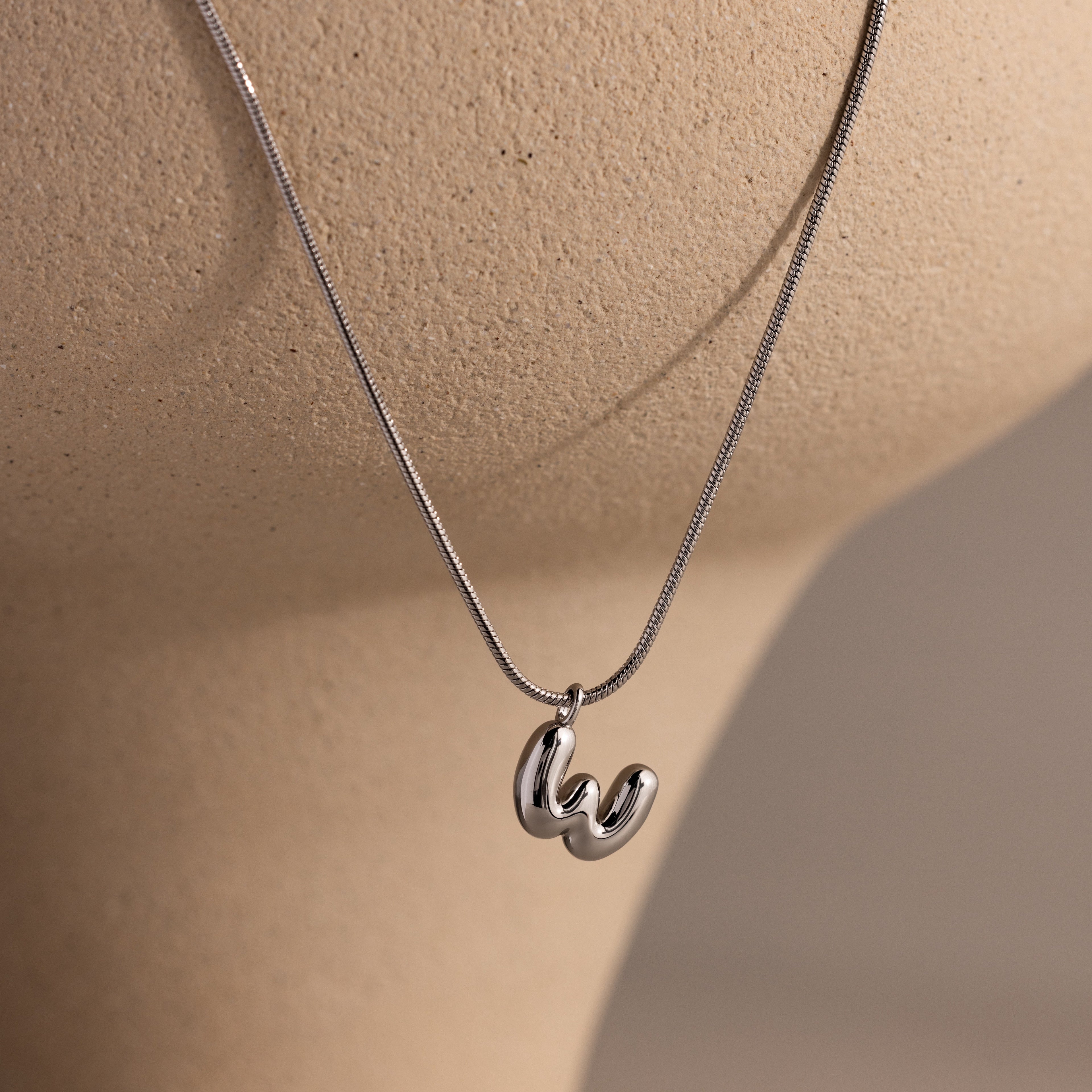 Bubble Letter Necklace