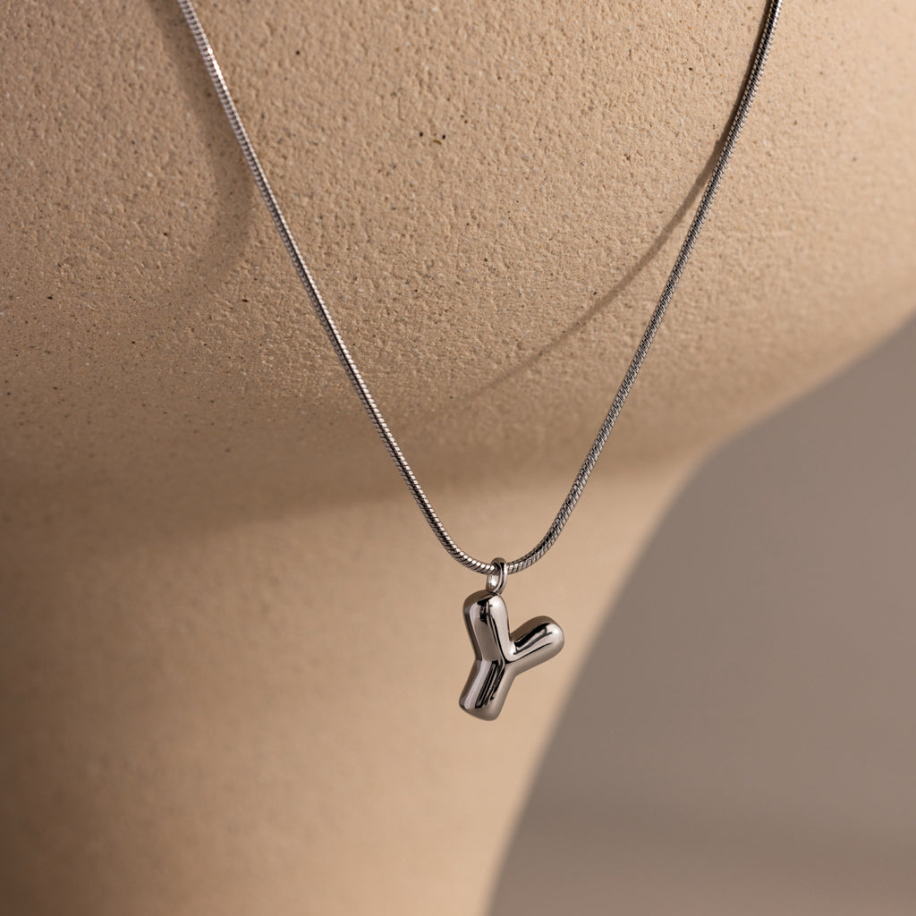 Bubble Letter Necklace