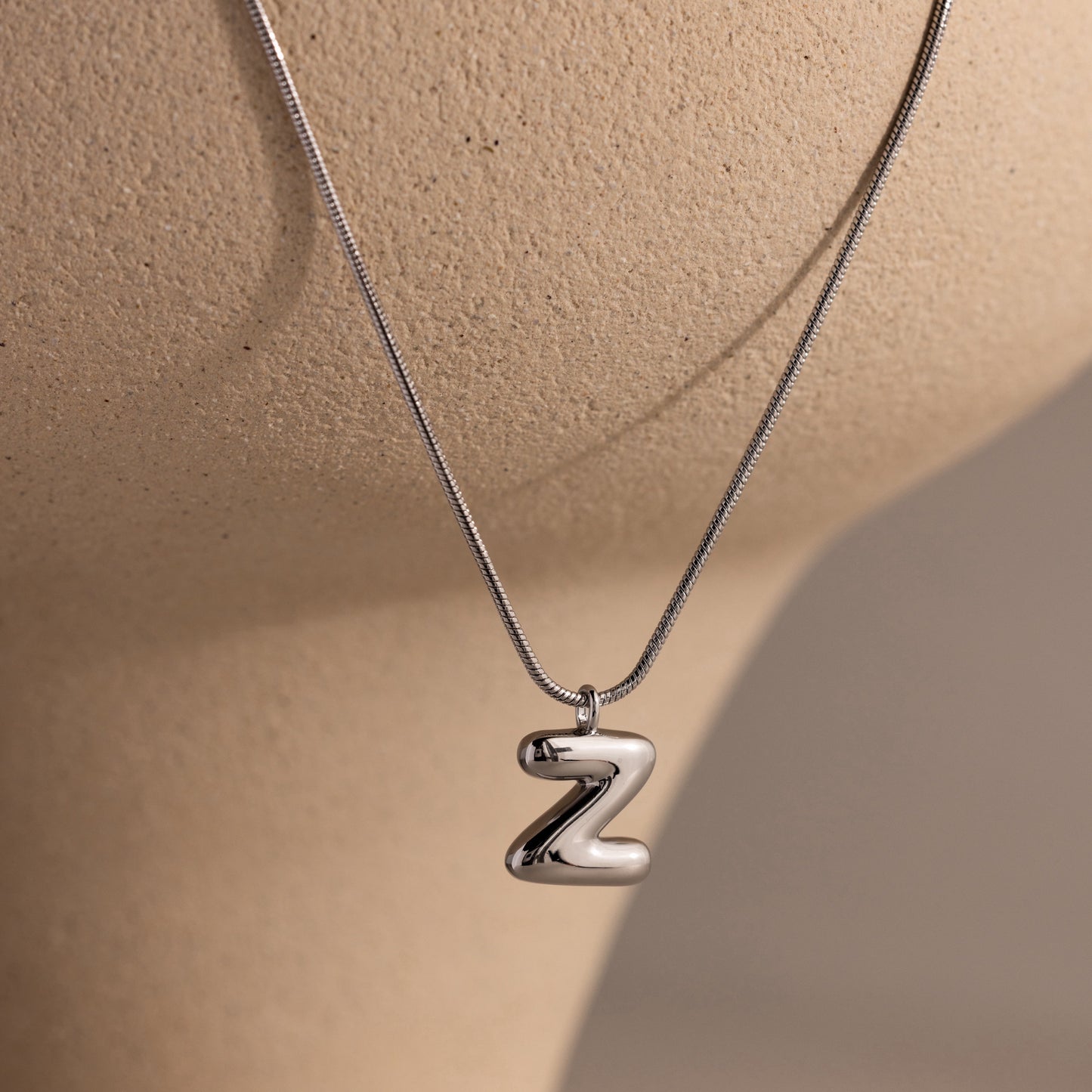 Bubble Letter Necklace