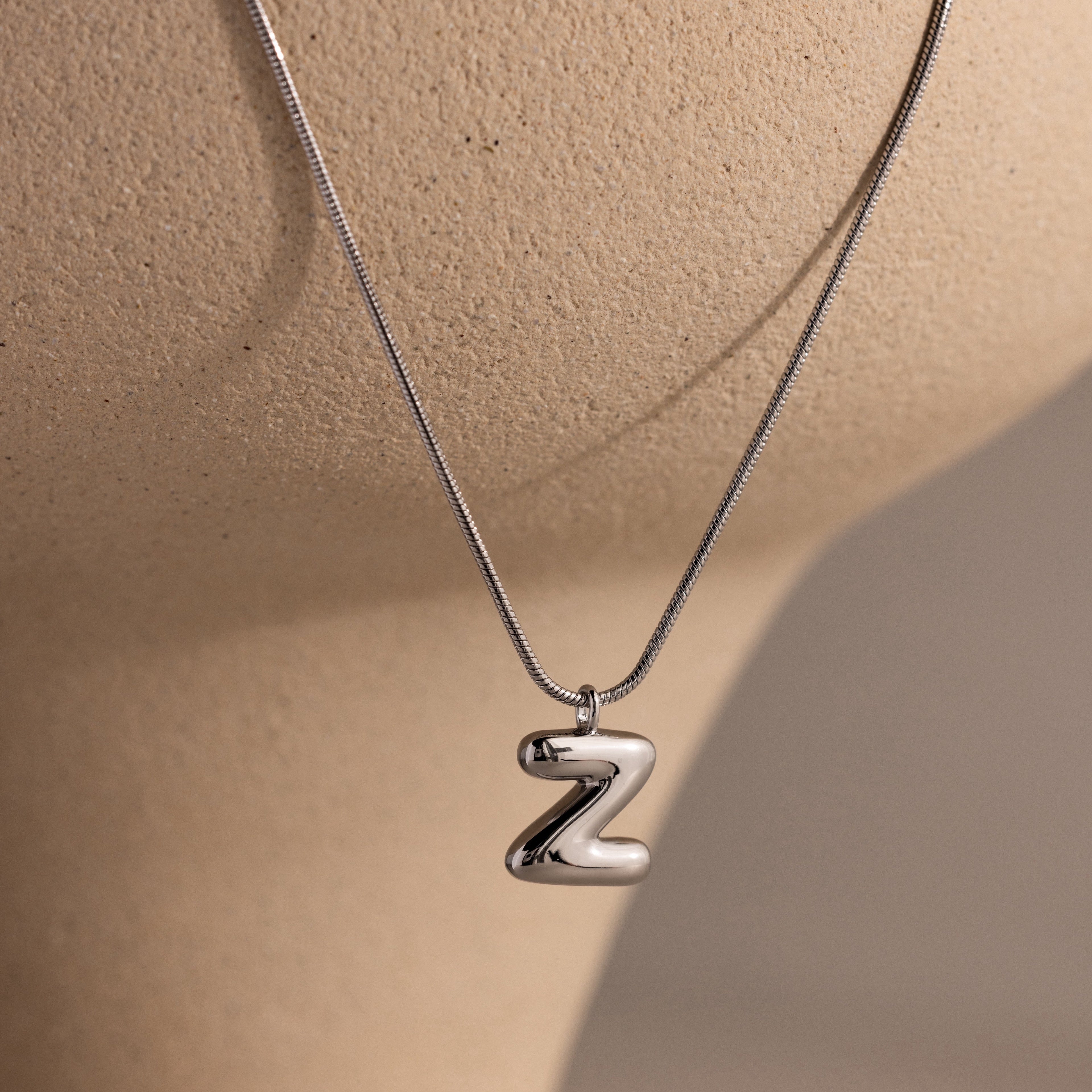 Bubble Letter Necklace