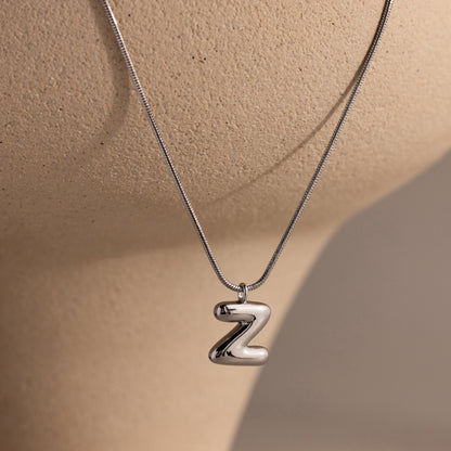 Bubble Letter Necklace