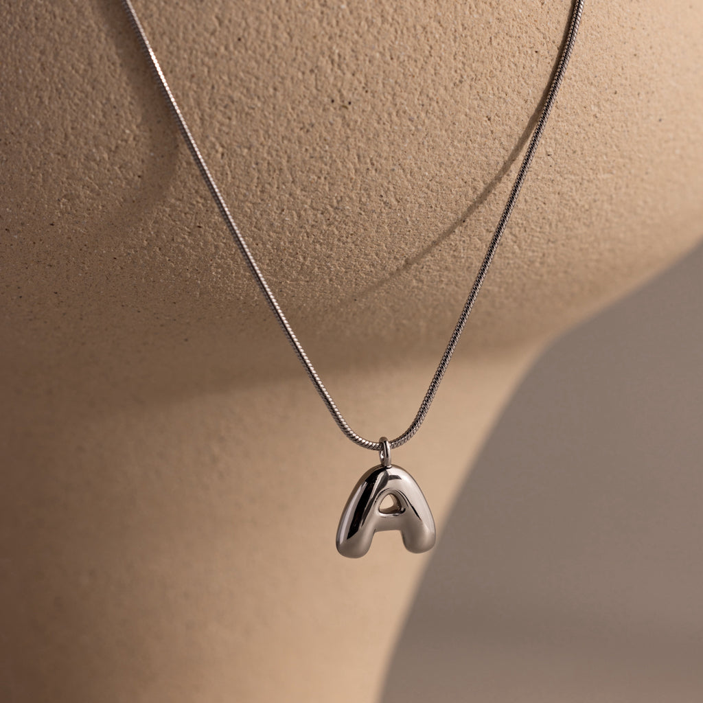 Bubble Letter Necklace