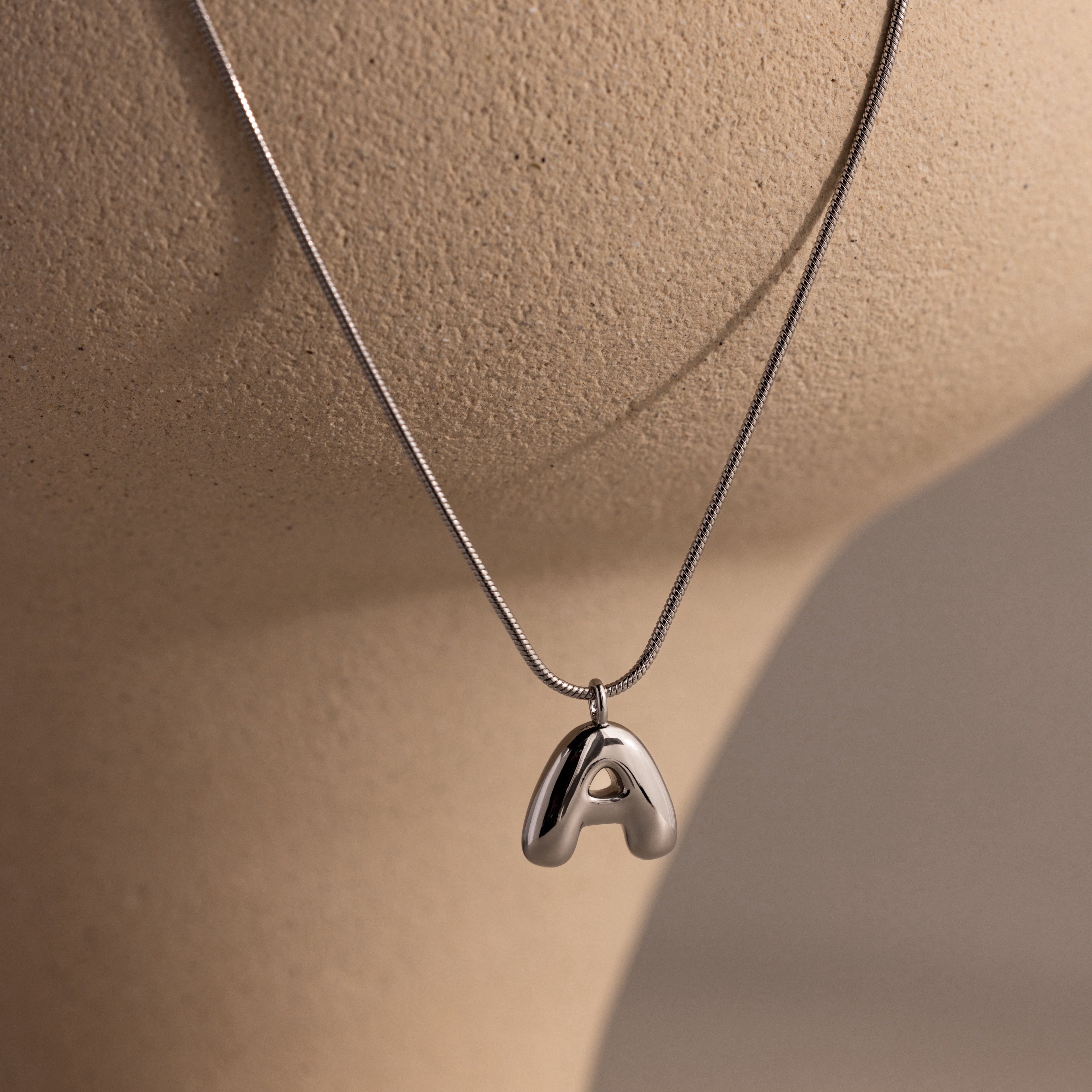 Bubble Letter Necklace