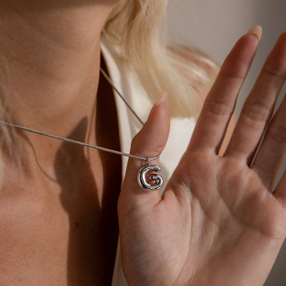 Bubble Letter Necklace