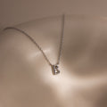Dainty Bubble Letter Necklace