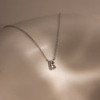 Dainty Bubble Letter Necklace
