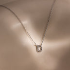 Dainty Bubble Letter Necklace