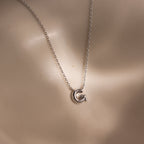 Dainty Bubble Letter Necklace