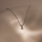 Dainty Bubble Letter Necklace