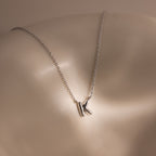 Dainty Bubble Letter Necklace