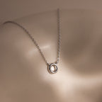 Dainty Bubble Letter Necklace