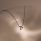 Dainty Bubble Letter Necklace