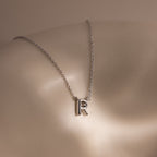 Dainty Bubble Letter Necklace