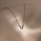 Dainty Bubble Letter Necklace