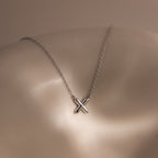 Dainty Bubble Letter Necklace