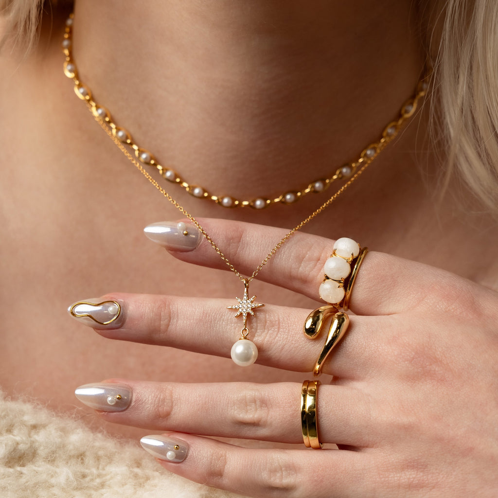 Cosmic Moonstone Ring