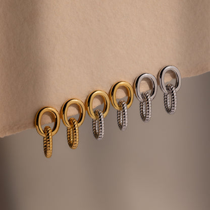 Twisted Link Earrings