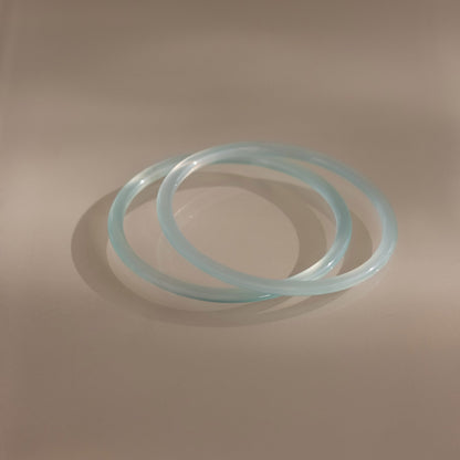 Thin Jade Bangle Set