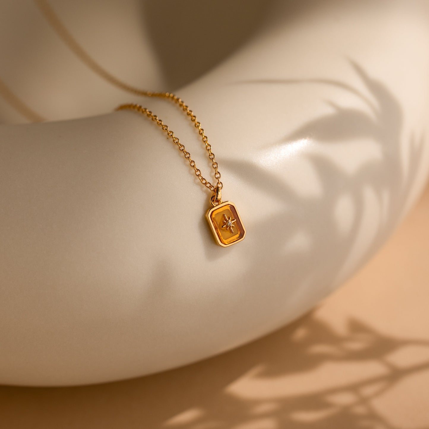 North Star Birthstone Necklace