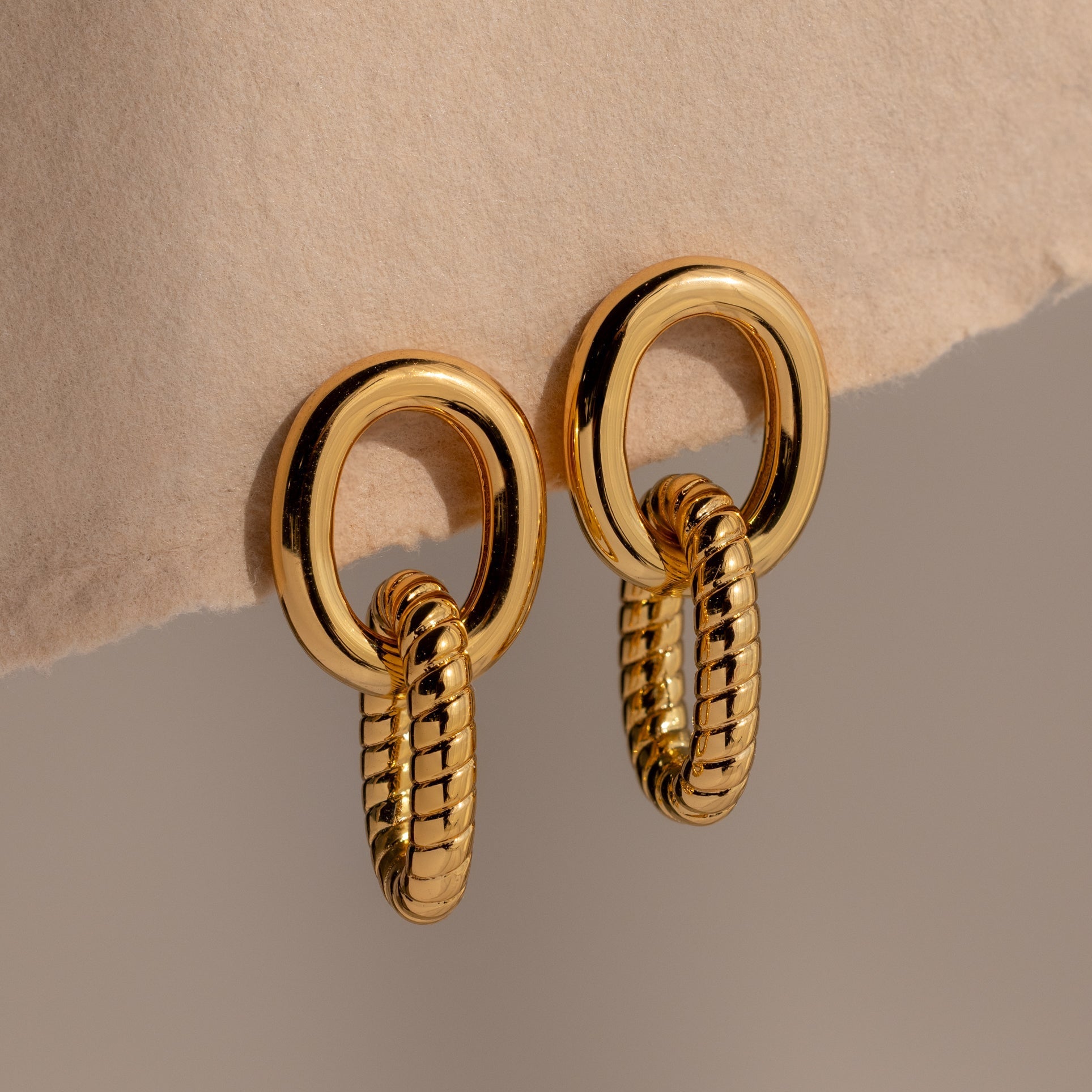 Twisted Link Earrings