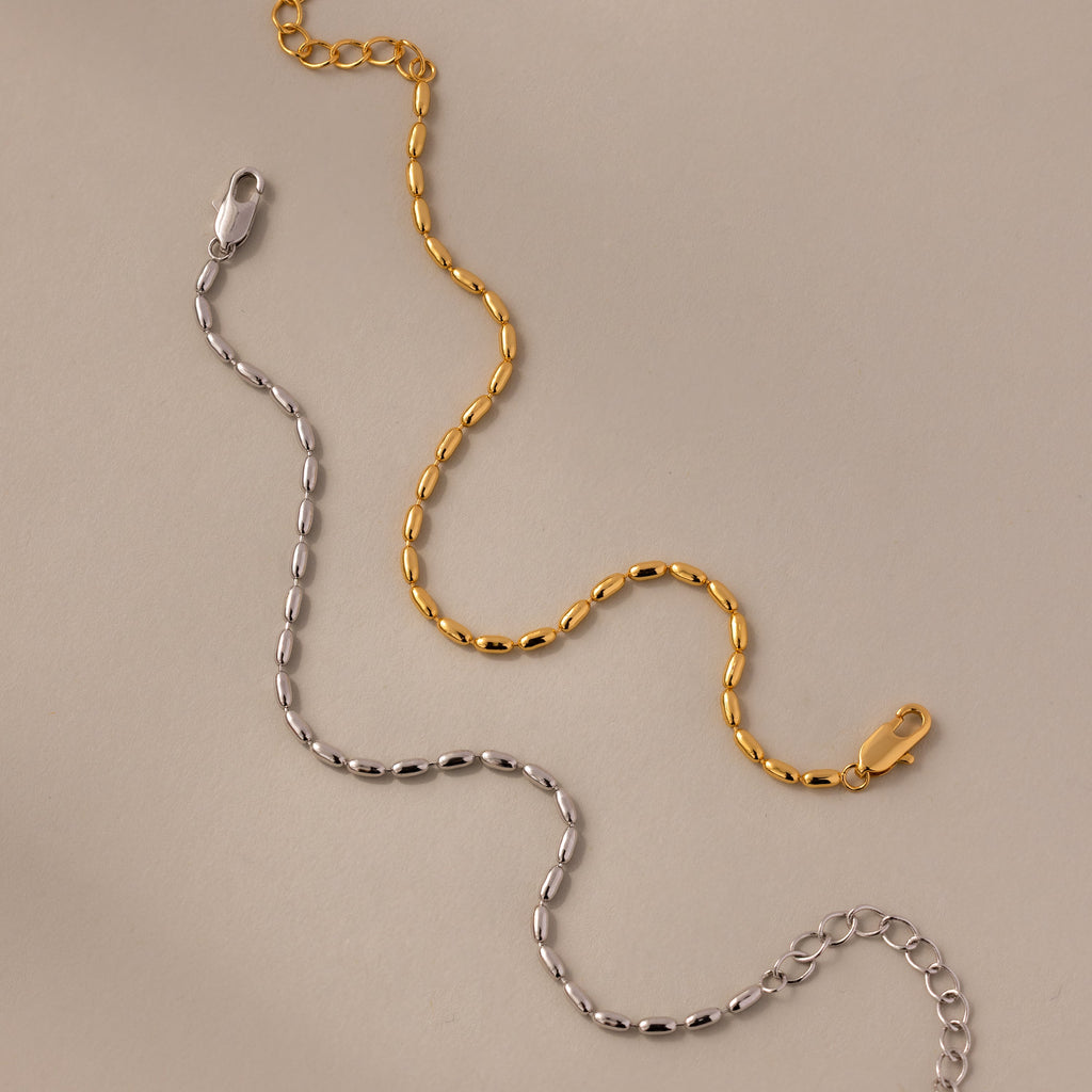 Oval Beaded Bracelet