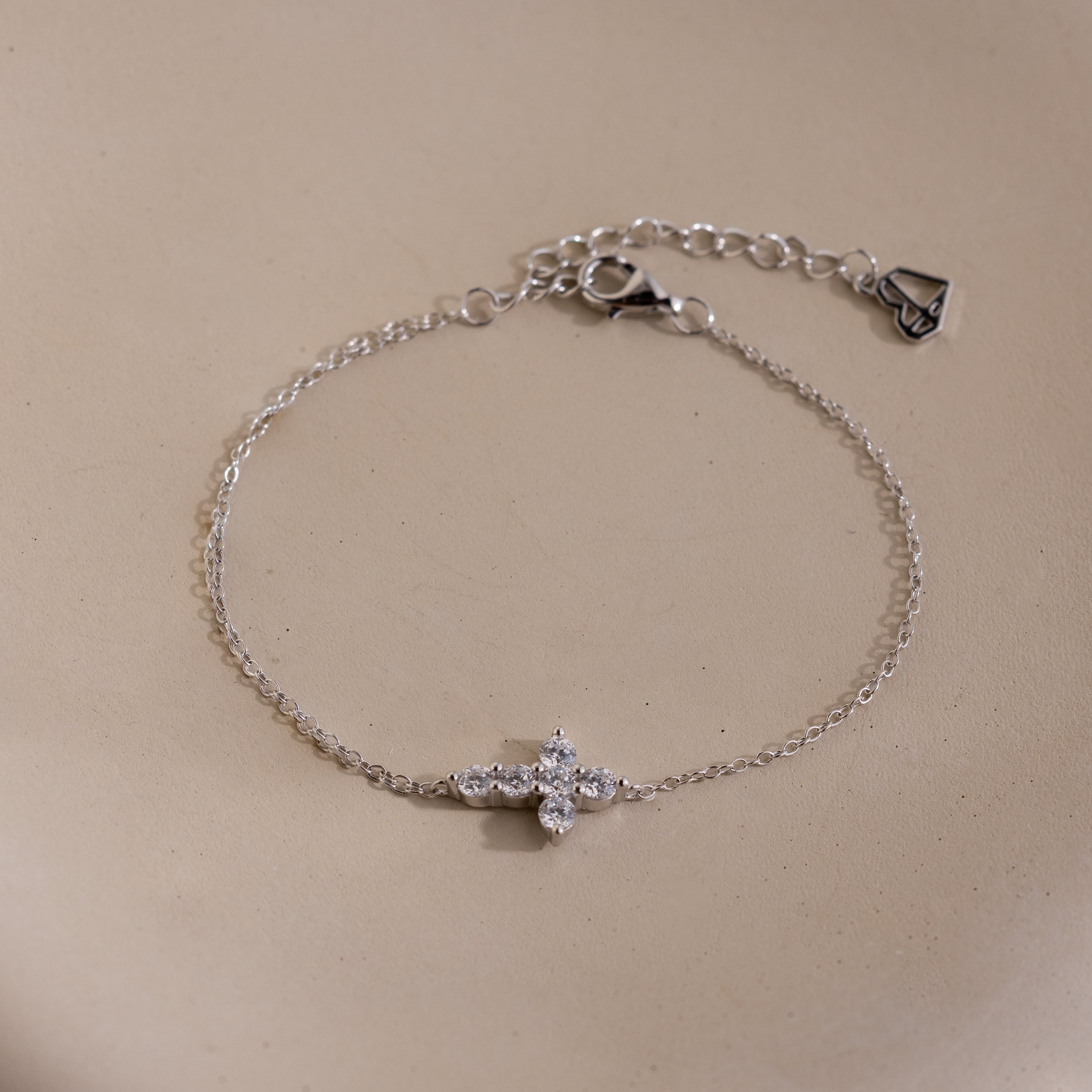Diamond Cross Bracelet