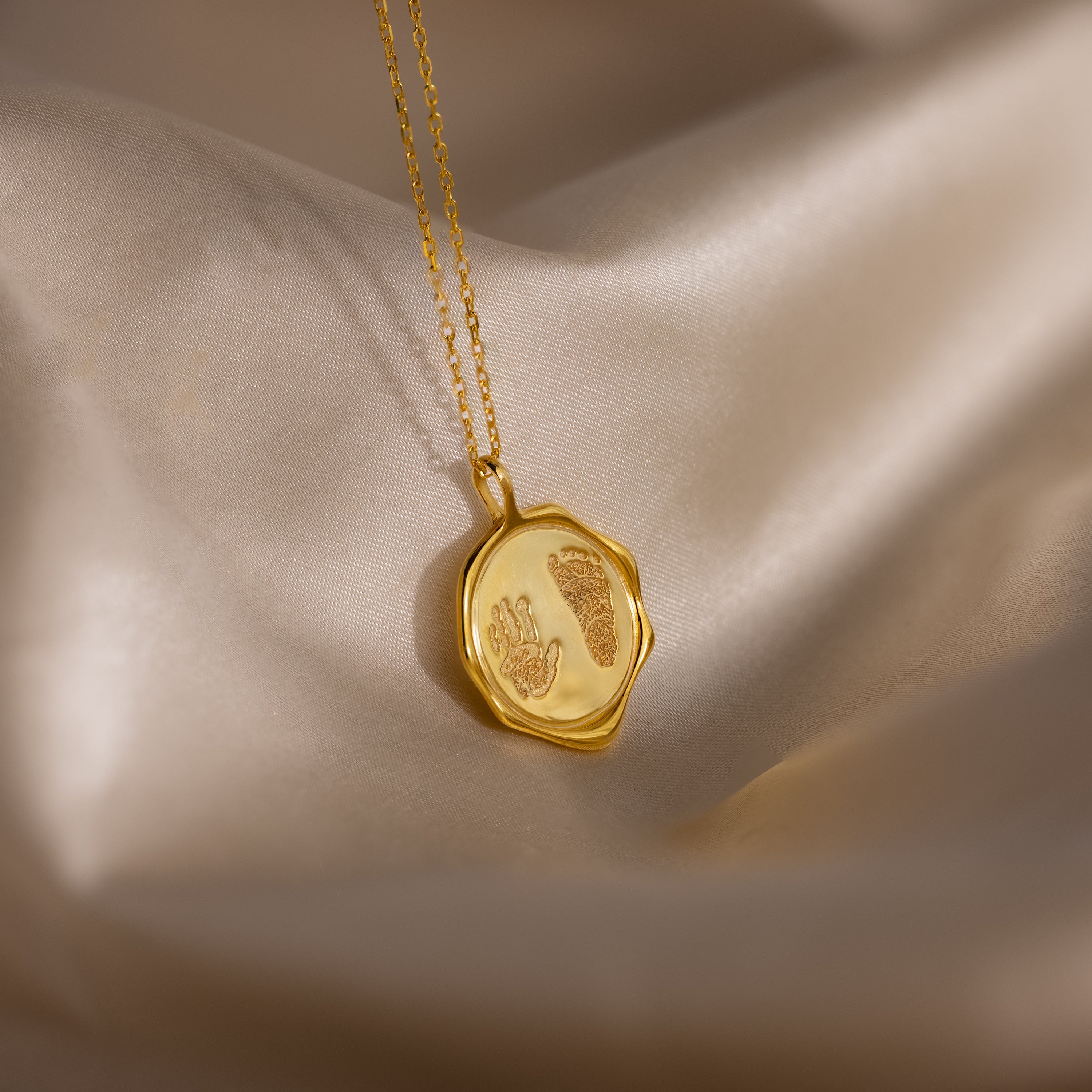 Baby Hand & Footprint Necklace