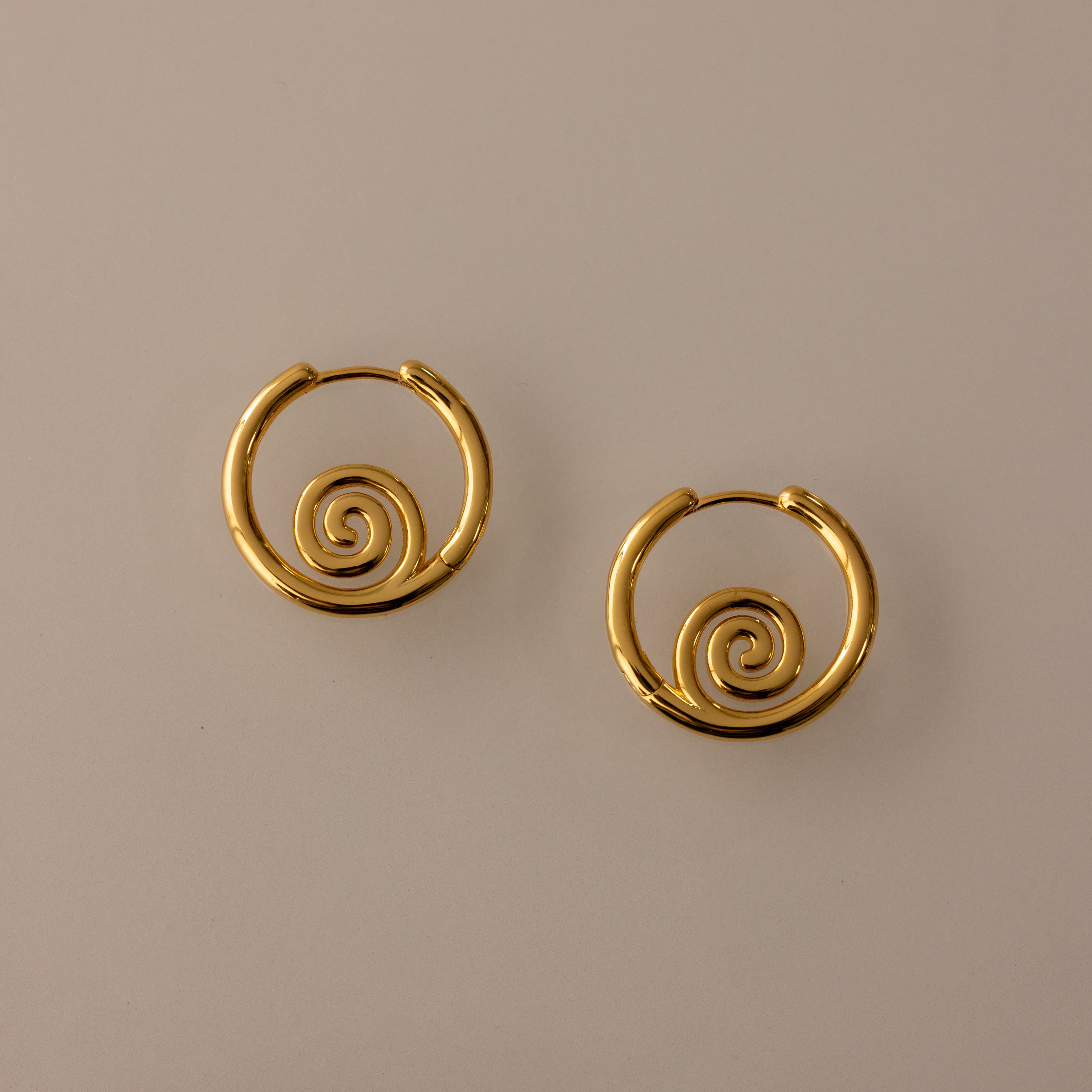 Spiral Swirl Hoops