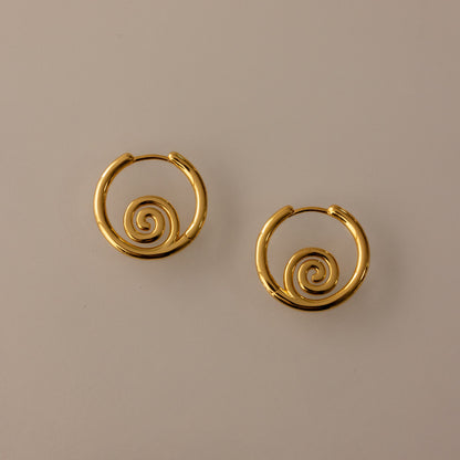 Spiral Swirl Hoops