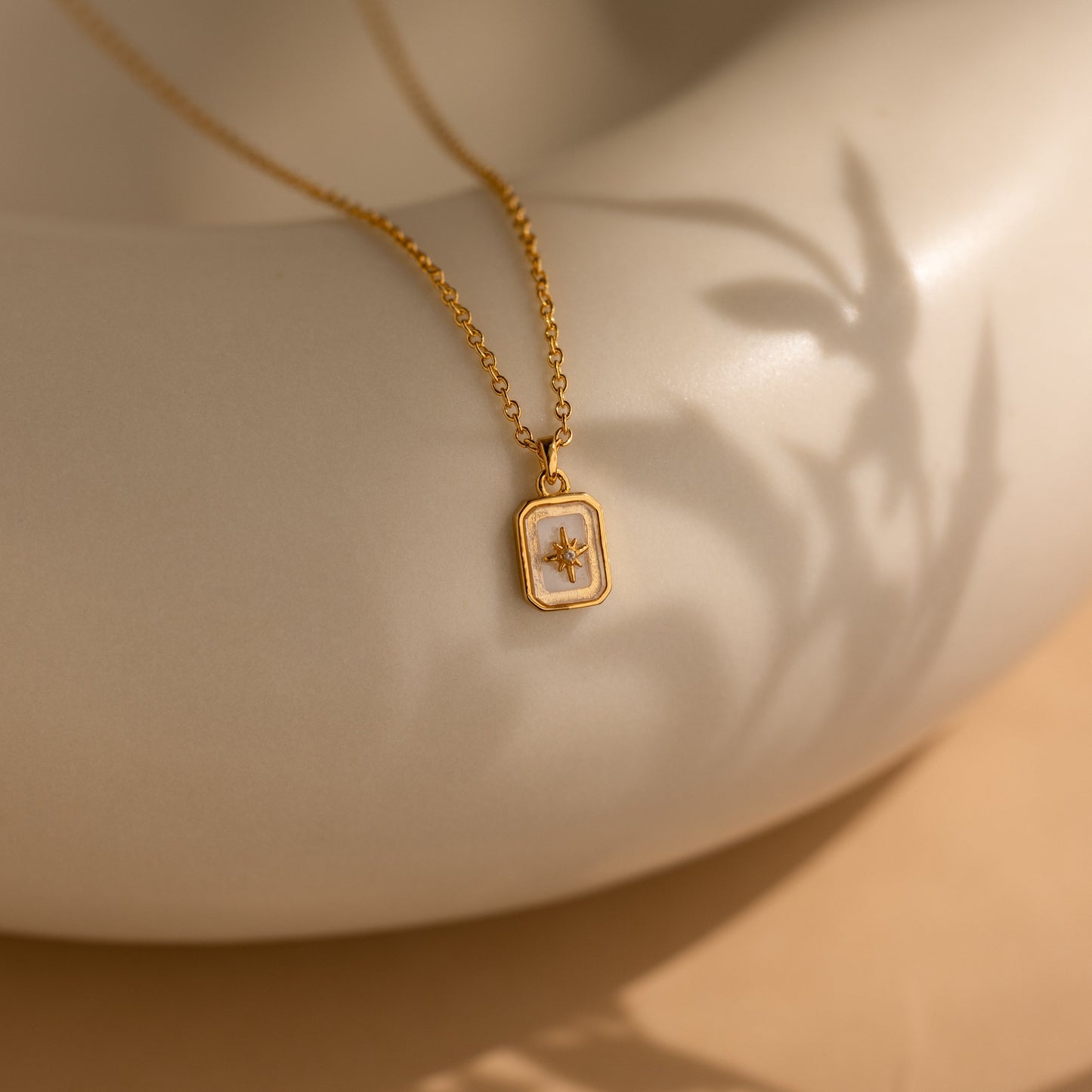 North Star Birthstone Necklace